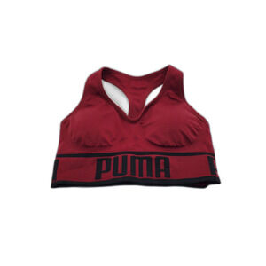 Puma Sports Bra Burgundy & Black – M